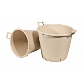 Cubeta blanca con asas Alber